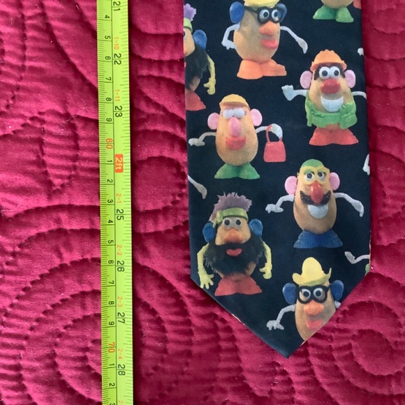 Vintage Mr. Potatohead necktie  1995 Hasbro Inc Ralph Marlin - Picture 3 of 6